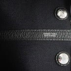 Hermes Tote Garden Party TPM Toile Military Black Silver — view 5