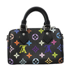 Louis Vuitton Handbag Monogram Multicolor LV Takashi Murakami Nano Speedy Black — view 7