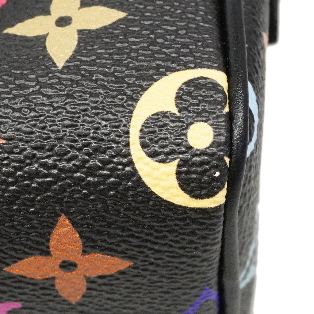 Louis Vuitton Handbag Monogram Multicolor LV Takashi Murakami Nano Speedy Black — view 6