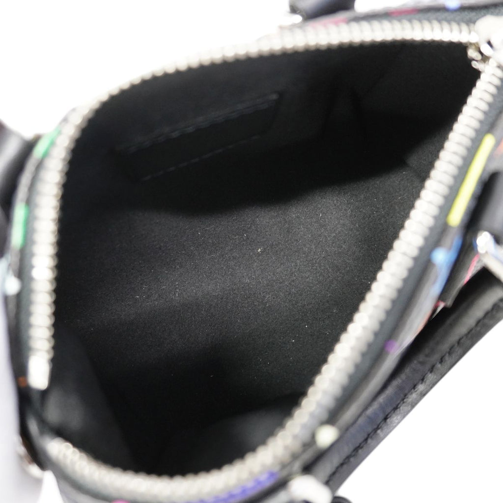 Louis Vuitton Handbag Monogram Multicolor LV Takashi Murakami Nano Speedy Black — view 4