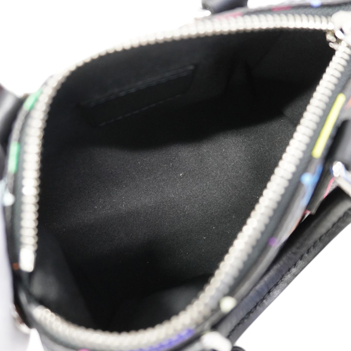 Louis Vuitton Handbag Monogram Multicolor LV Takashi Murakami Nano Speedy Black — view 4
