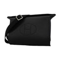 Hermes Shoulder Bag Vidopoche Togo Black Silver