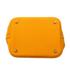 Hermes Handbag Picotin Lock MM Taurillon Clemence Jaune d'Or Silver — view 3