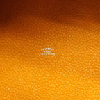 Hermes Handbag Picotin Lock MM Taurillon Clemence Jaune d'Or Silver — view 5