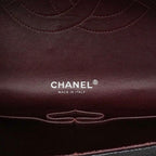 Chanel Shoulder Bag Deca Quilted Caviar Leather Black Silver — view 5