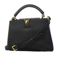 Louis Vuitton Handbag Taurillon Capucines BB Noir 2-Way