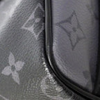 Louis Vuitton Handbag Monogram Eclipse Reverse Keepall Bandouliere 25 Black — view 6