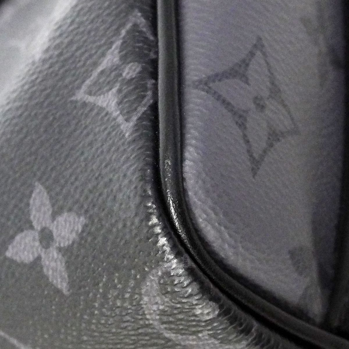 Louis Vuitton Handbag Monogram Eclipse Reverse Keepall Bandouliere 25 Black — view 6