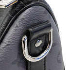 Louis Vuitton Handbag Monogram Eclipse Reverse Keepall Bandouliere 25 Black — view 7