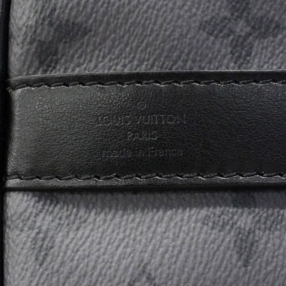 Louis Vuitton Handbag Monogram Eclipse Reverse Keepall Bandouliere 25 Black — view 5