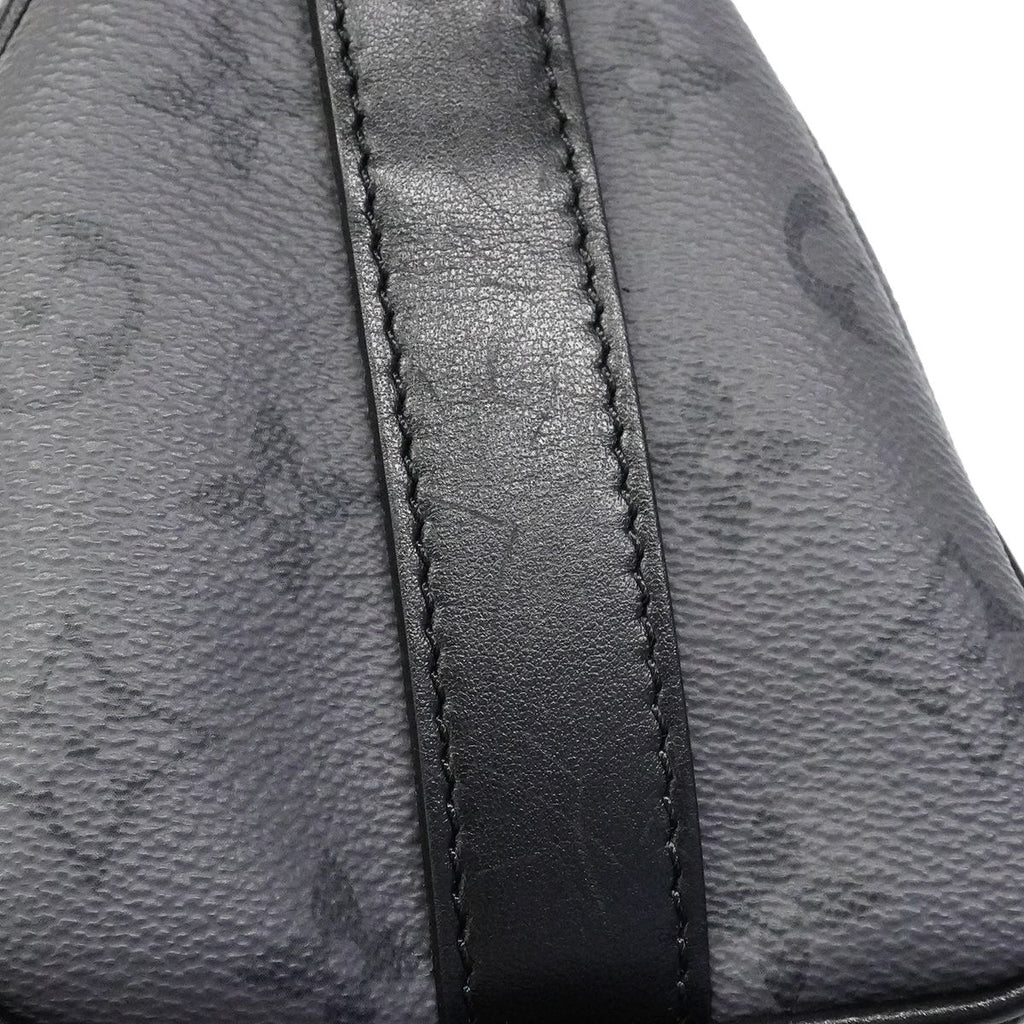 Louis Vuitton Handbag Monogram Eclipse Reverse Keepall Bandouliere 25 Black — view 8