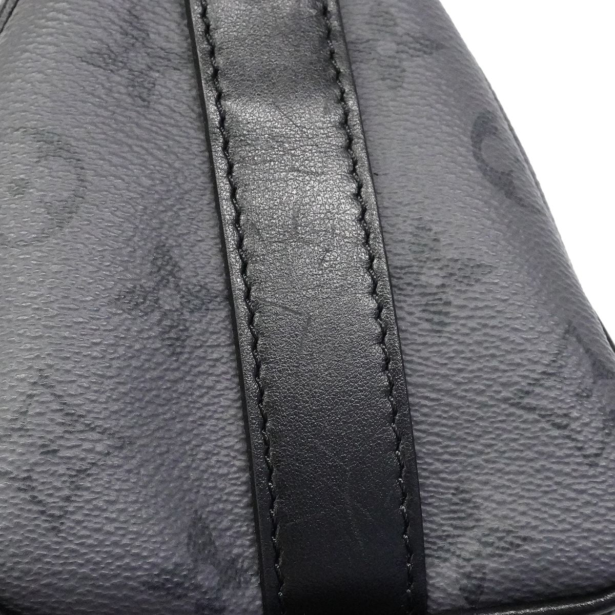 Louis Vuitton Handbag Monogram Eclipse Reverse Keepall Bandouliere 25 Black — view 8