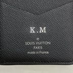Louis Vuitton Card Case Taiga Organizer de Poche Noir — view 4