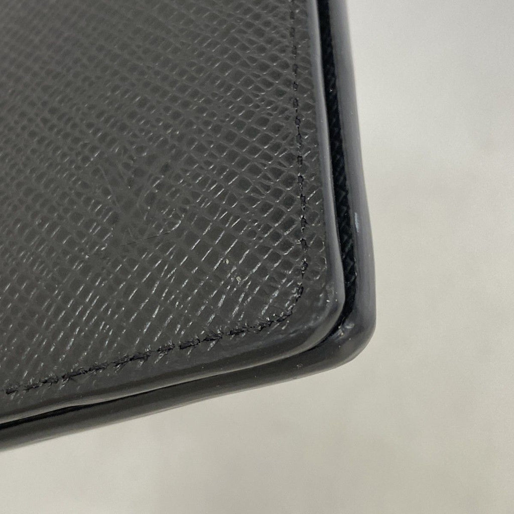Louis Vuitton Card Case Taiga Organizer de Poche Noir — view 5