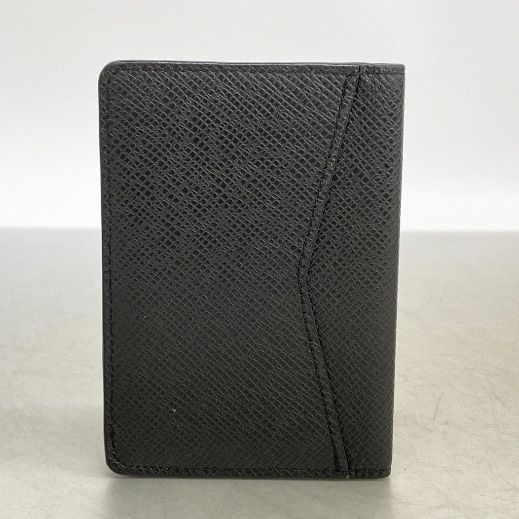 Louis Vuitton Card Case Taiga Organizer de Poche Noir — view 7