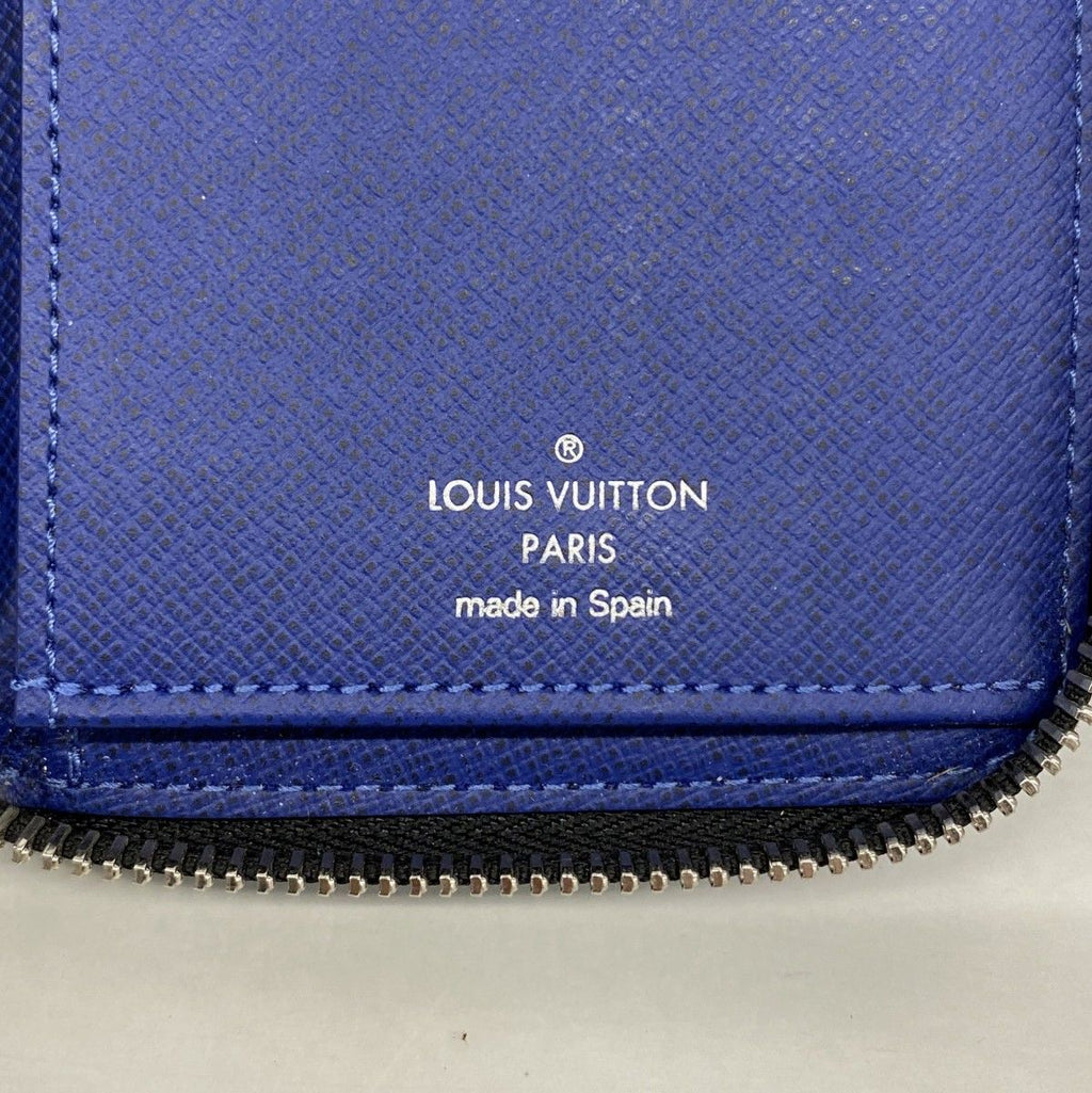 Louis Vuitton Wallet Taigarama Zippy Vertical Cobalt — view 4