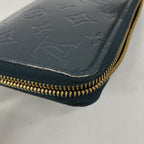 Louis Vuitton Wallet Vernis Zippy Blue New — view 7