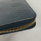 Louis Vuitton Wallet Vernis Zippy Blue New — view 6