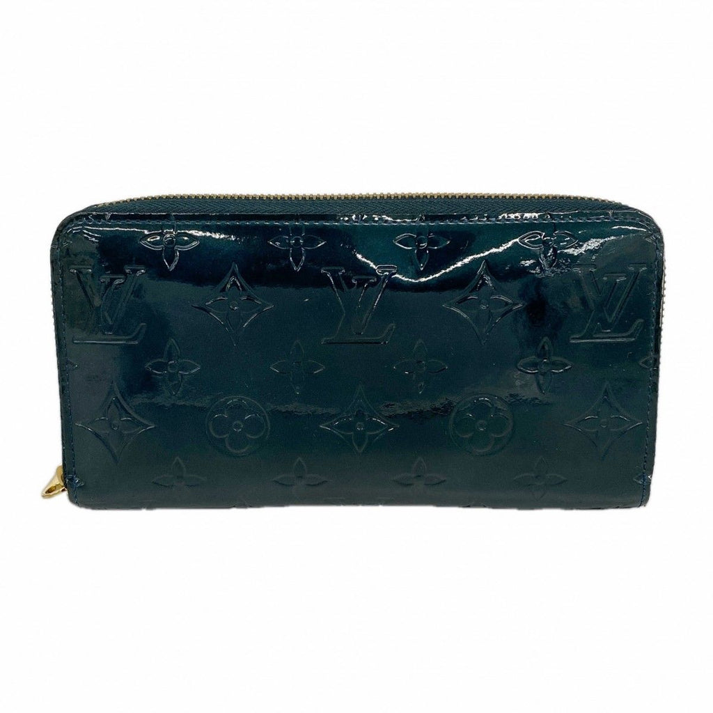 Louis Vuitton Wallet Vernis Zippy Blue New