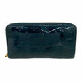 Louis Vuitton Wallet Vernis Zippy Blue New