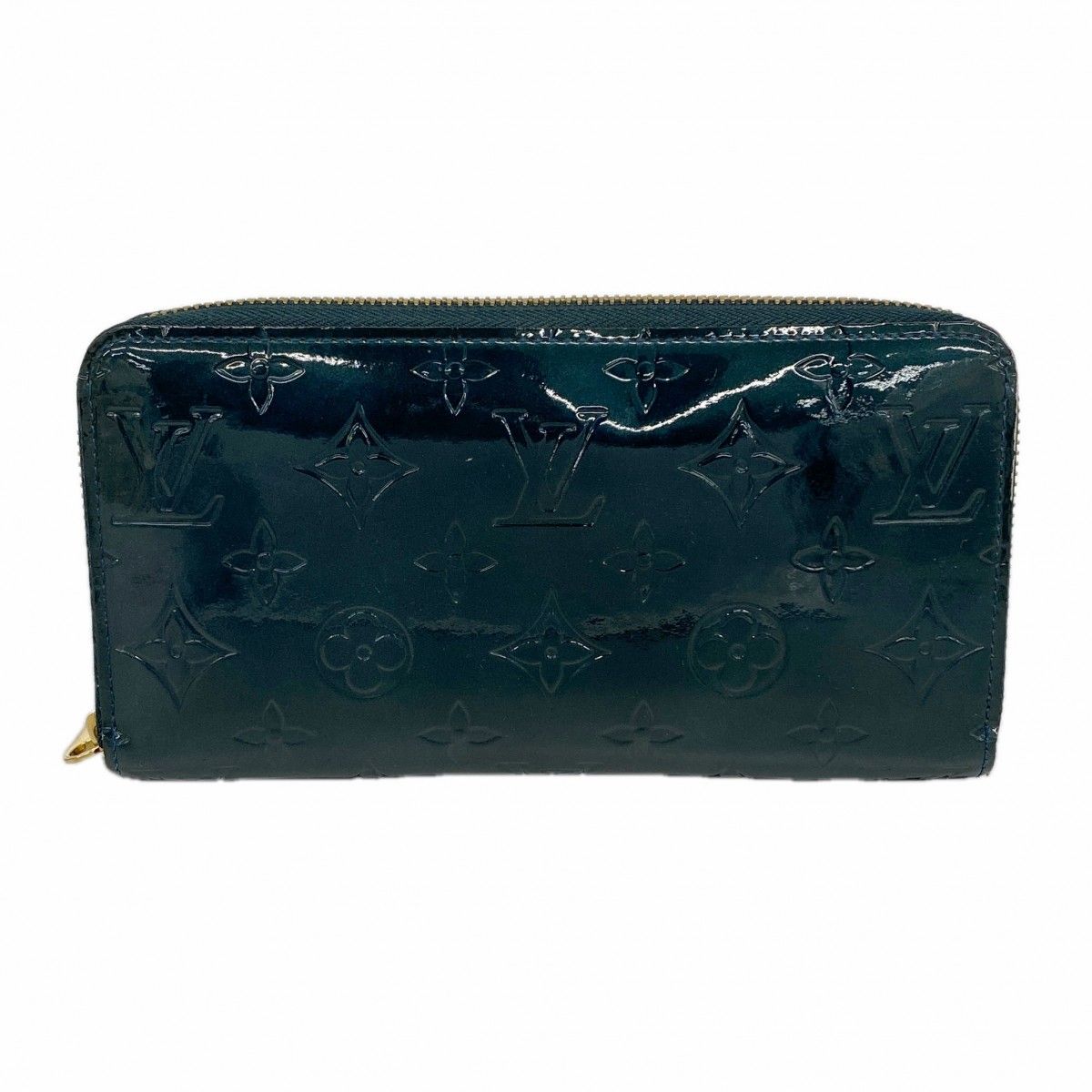 Louis Vuitton Wallet Vernis Zippy Blue New