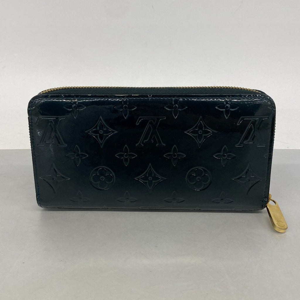 Louis Vuitton Wallet Vernis Zippy Blue New — view 9