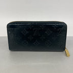 Louis Vuitton Wallet Vernis Zippy Blue New — view 9