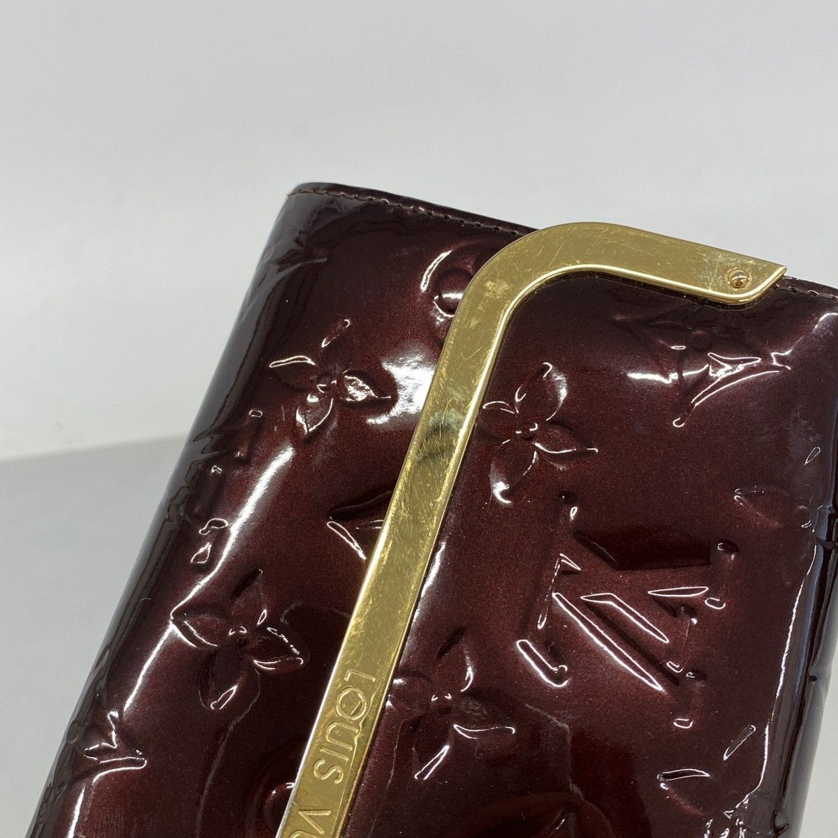 Louis Vuitton Wallet Vernis Portefeuille Rossmore Amaranto — view 7