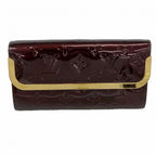 Louis Vuitton Wallet Vernis Portefeuille Rossmore Amaranto
