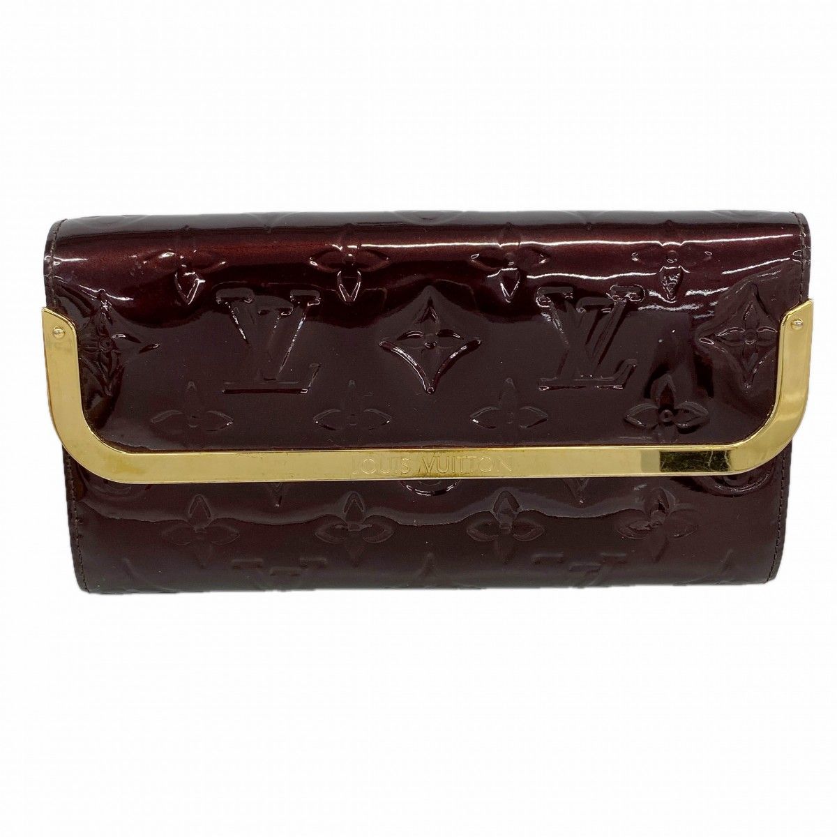 Louis Vuitton Wallet Vernis Portefeuille Rossmore Amaranto