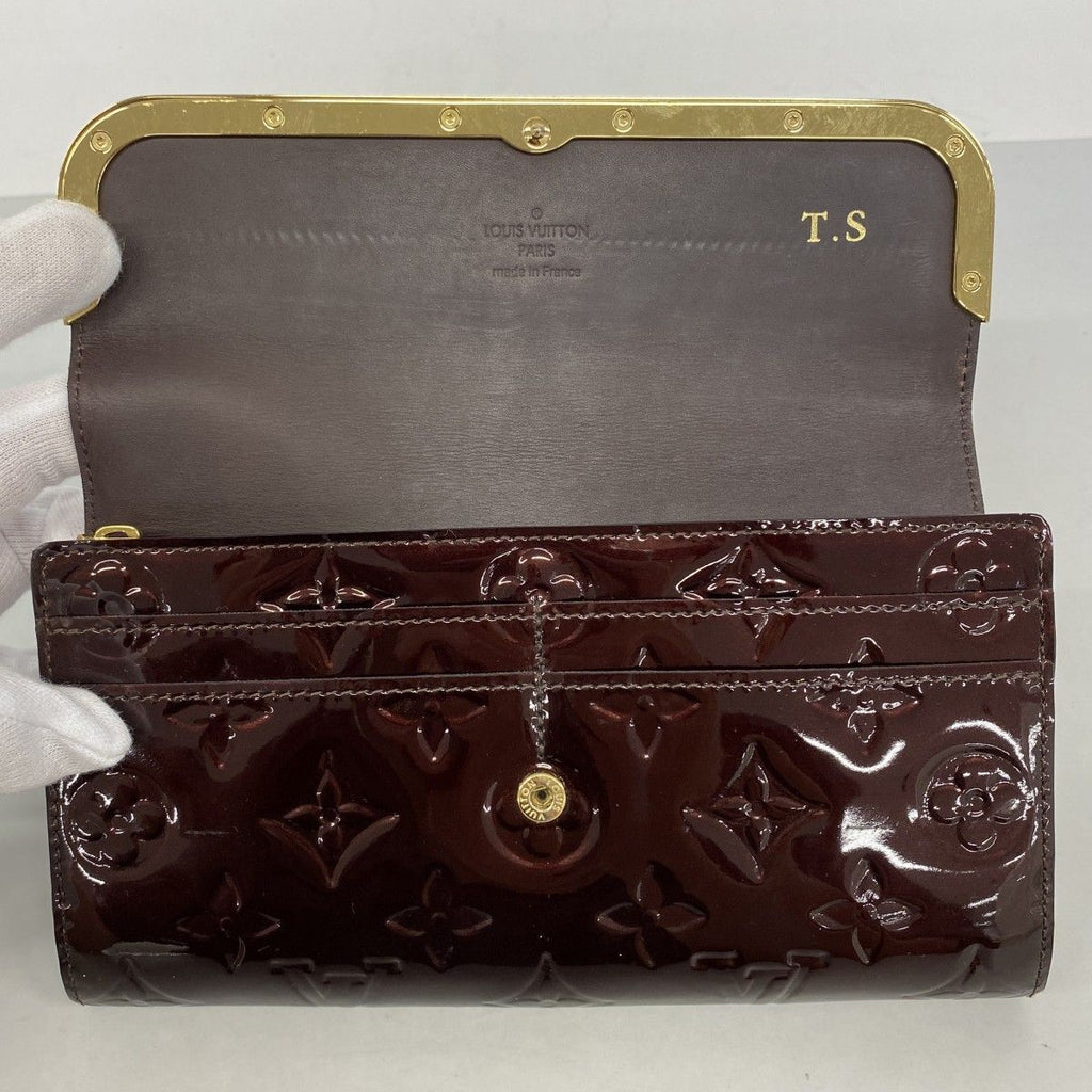 Louis Vuitton Wallet Vernis Portefeuille Rossmore Amaranto — view 8