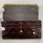 Louis Vuitton Wallet Vernis Portefeuille Rossmore Amaranto — view 8