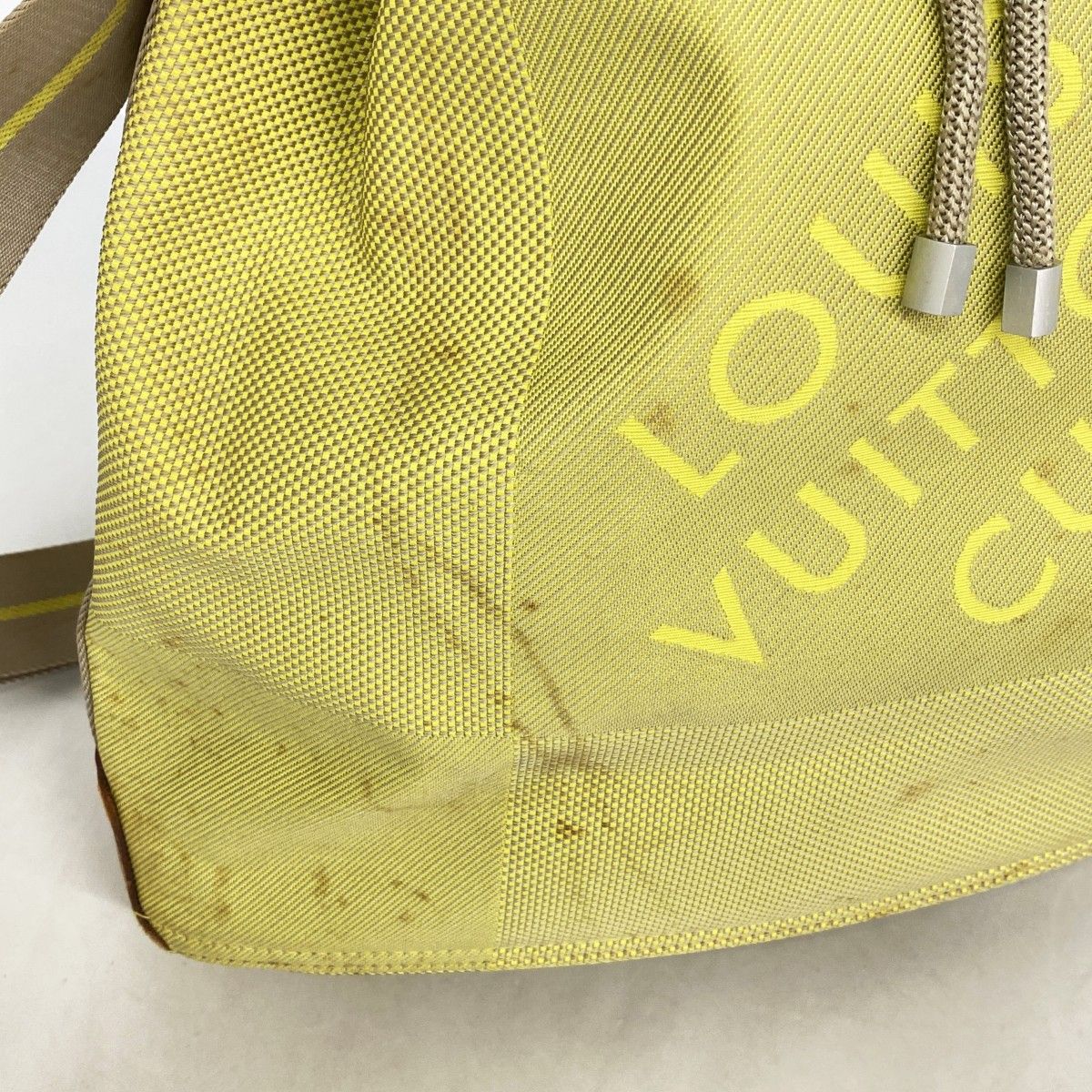 Louis Vuitton Shoulder Bag Damier Jean Volunteer Light Green LV — view 6