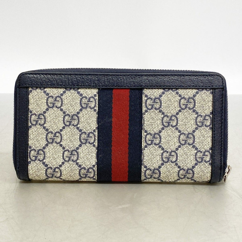 Gucci Wallet Ophidia Navy Silver — view 8