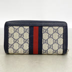 Gucci Wallet Ophidia Navy Silver — view 8