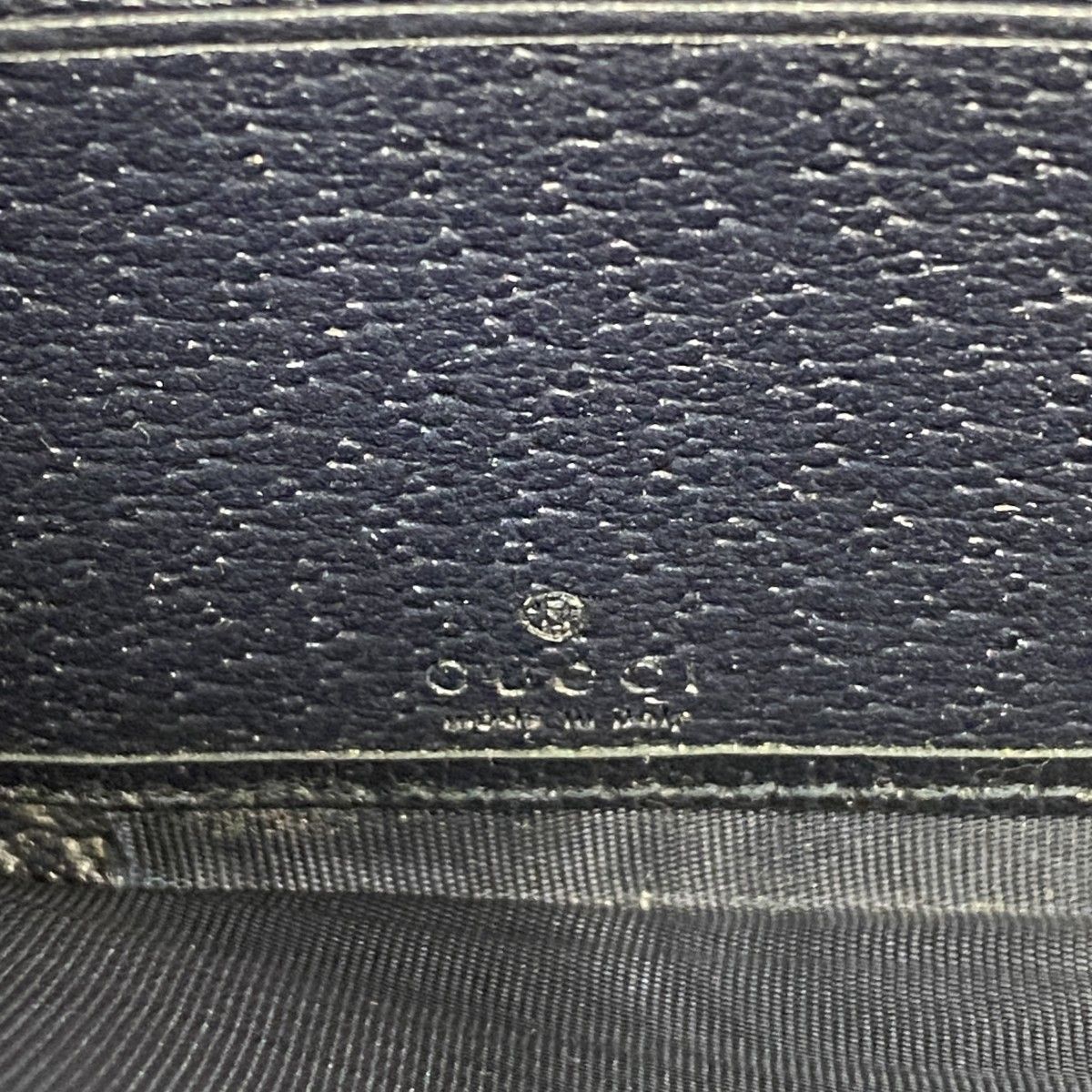 Gucci Wallet Ophidia Navy Silver — view 4