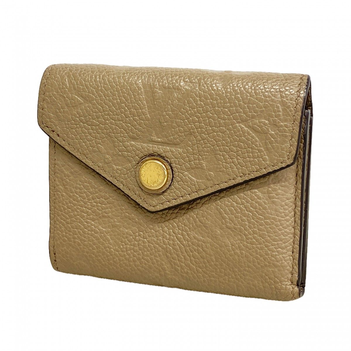 Louis Vuitton Trifold Wallet Monogram Empreinte Portefeuille Zoe Tourterelle