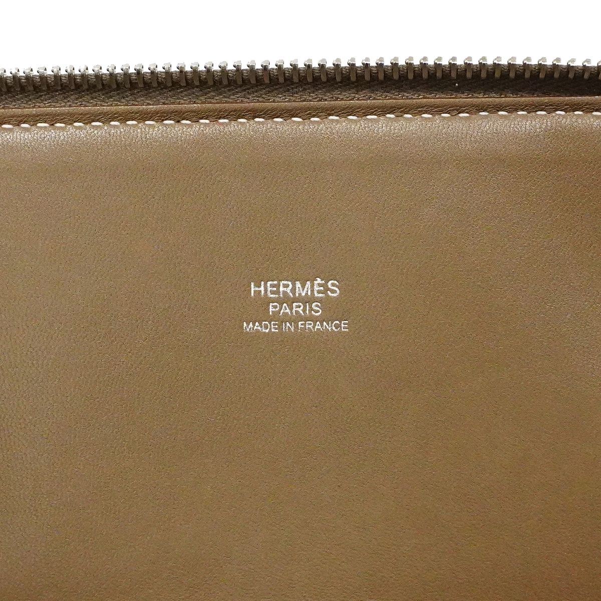 Hermes Handbag Bolide 31 Taurillon Clemence Etoupe Silver 2-Way — view 5