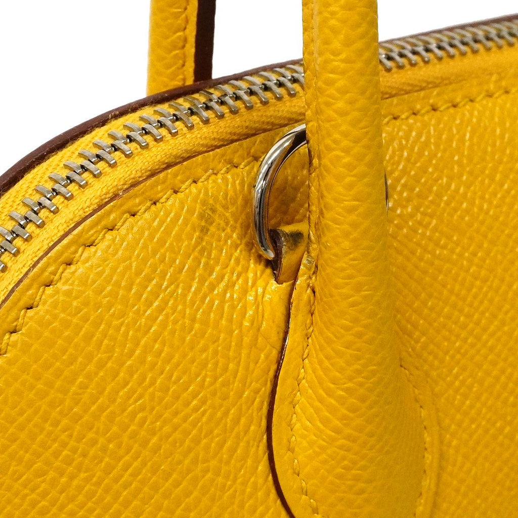 Hermes Handbag Bolide 27 Veau Epsom Joan Ambre Silver 2-Way — view 7