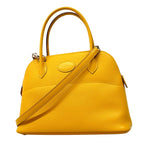 Hermes Handbag Bolide 27 Veau Epsom Joan Ambre Silver 2-Way