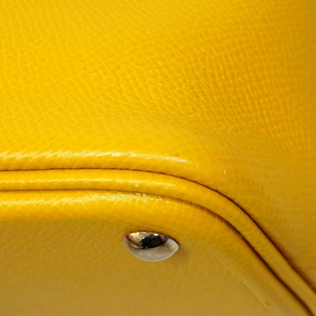 Hermes Handbag Bolide 27 Veau Epsom Joan Ambre Silver 2-Way — view 6