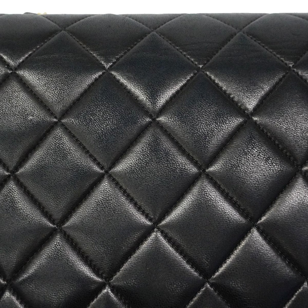 Chanel Shoulder Bag Diana Lambskin Black Gold — view 9