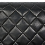 Chanel Shoulder Bag Diana Lambskin Black Gold — view 9