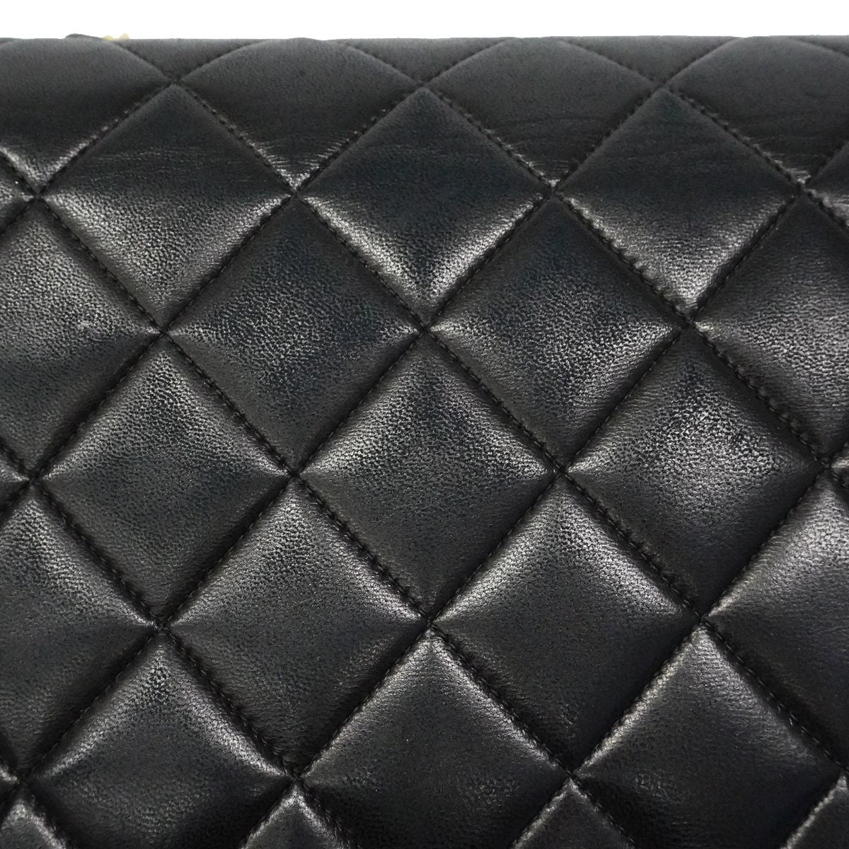 Chanel Shoulder Bag Diana Lambskin Black Gold — view 9