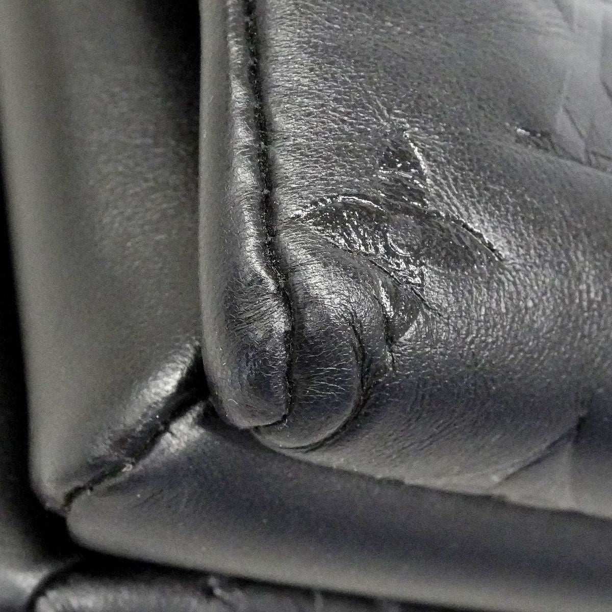 Louis Vuitton Shoulder Bag Monogram Embossed Coussin MM Black Cles Dies — view 6