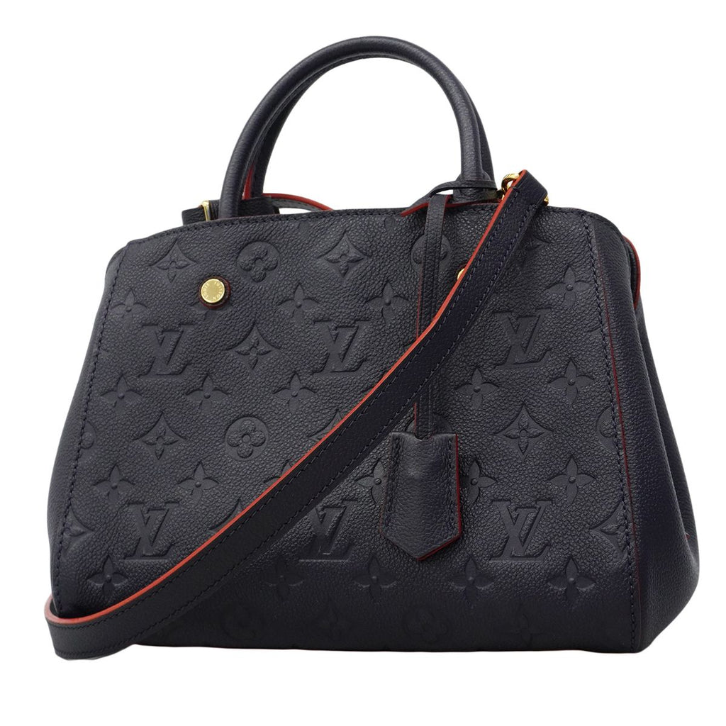 Louis Vuitton Handbag Monogram Empreinte Montaigne BB Marine 2-Way