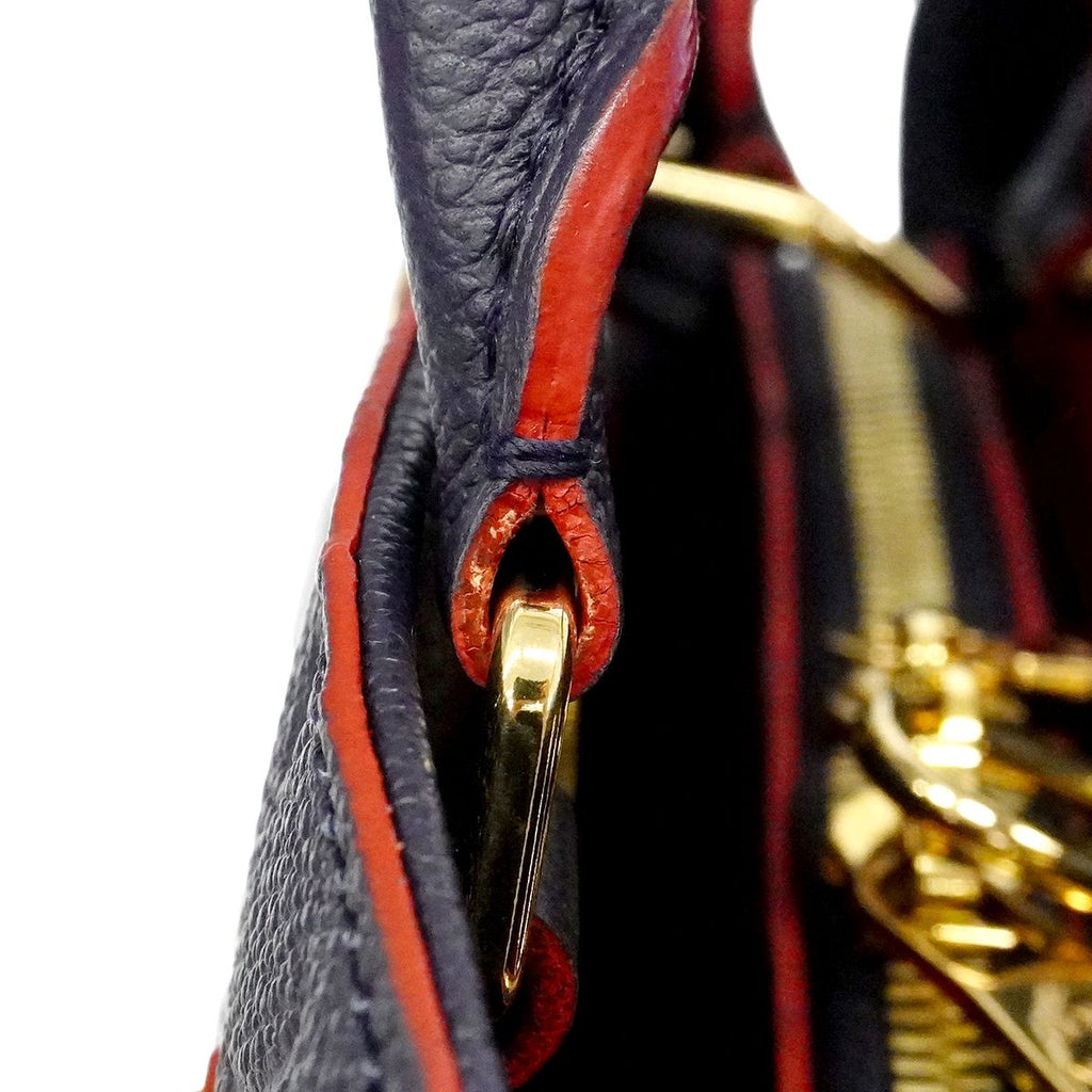 Louis Vuitton Handbag Monogram Empreinte Montaigne BB Marine 2-Way — view 7