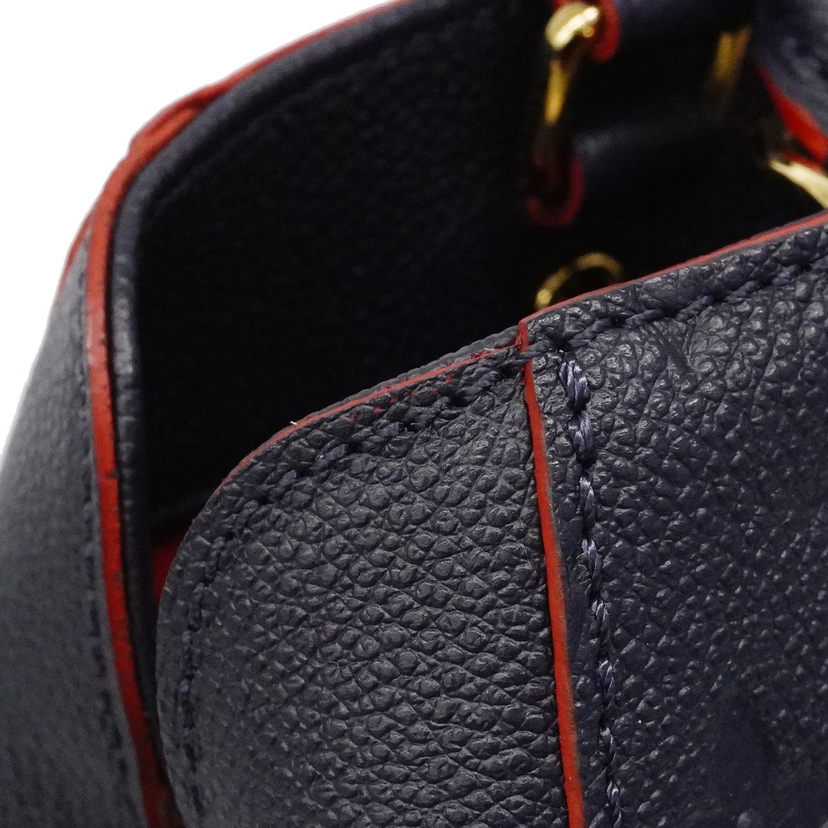 Louis Vuitton Handbag Monogram Empreinte Montaigne BB Marine 2-Way — view 6
