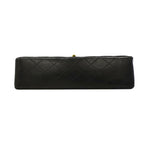Chanel Shoulder Bag Quilted Lambskin Black Gold — view 3