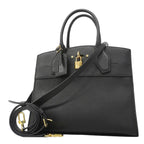 Louis Vuitton Handbag Taurillon City Steamer Mm Noir 2-Way